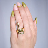 BIG SNAKE RING - Lillys amsterdam