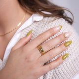 BOLD STAR SIGNET RING - Lillys amsterdam