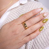 BOLD STAR SIGNET RING - Lillys amsterdam