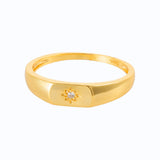 BOLD STAR SIGNET RING - Lillys amsterdam