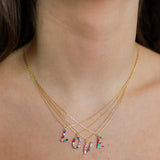 COLORED ALPHABET NECKLACE - Lillys amsterdam