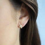 CROSS STUD - Lillys amsterdam