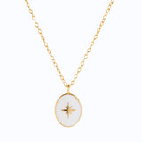 MARBLE STAR NECKLACE - Lillys amsterdam