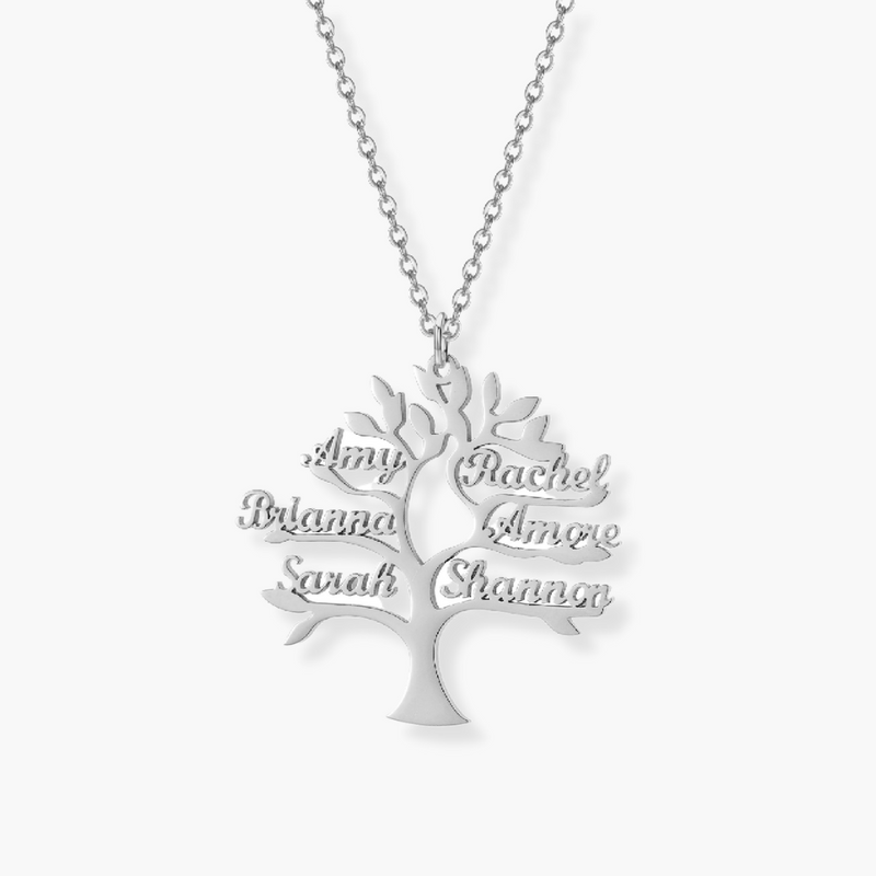 Tree of Life Pendant - 1 to 6 First Names