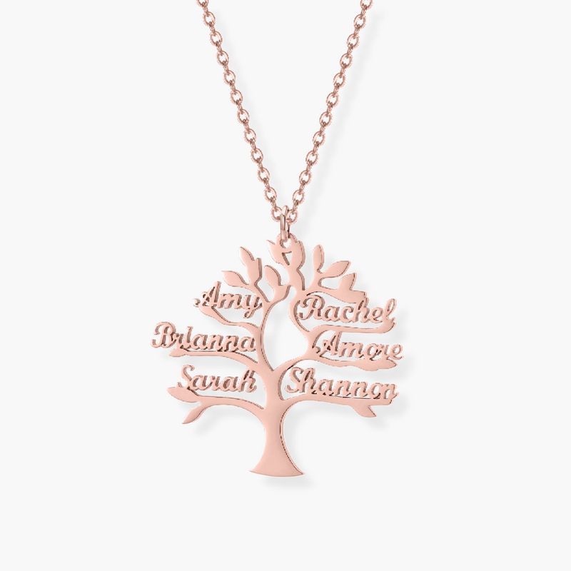 Tree of Life Pendant - 1 to 6 First Names