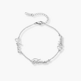 Personalised Three Name Bracelet