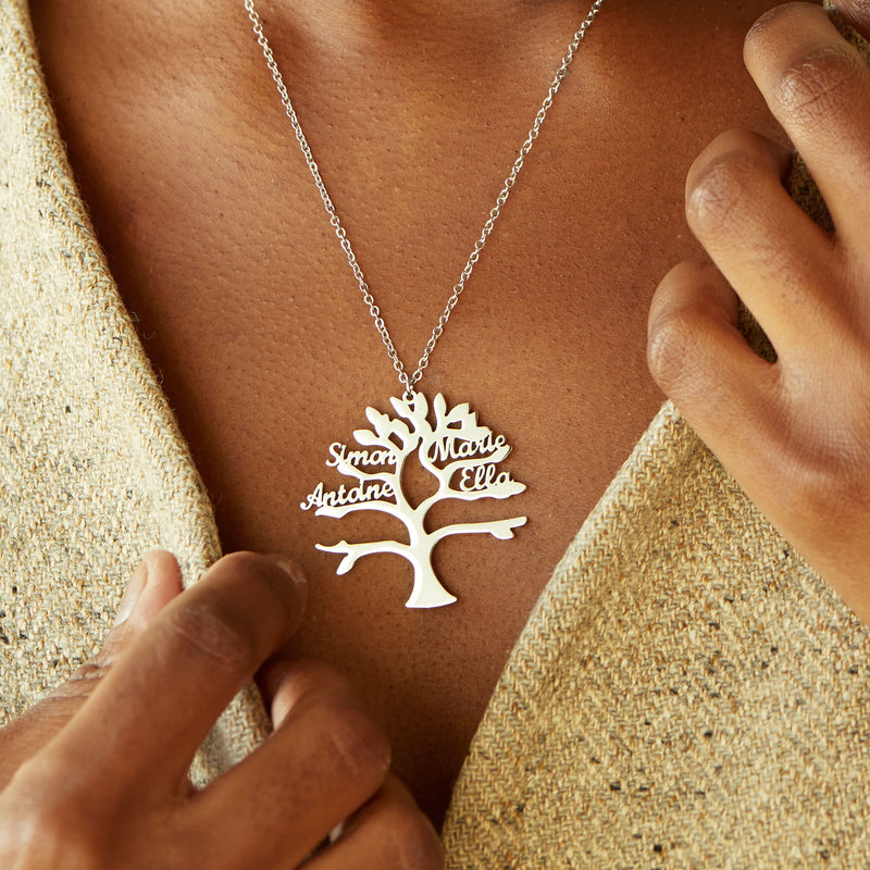 Tree of Life Pendant - 1 to 6 First Names