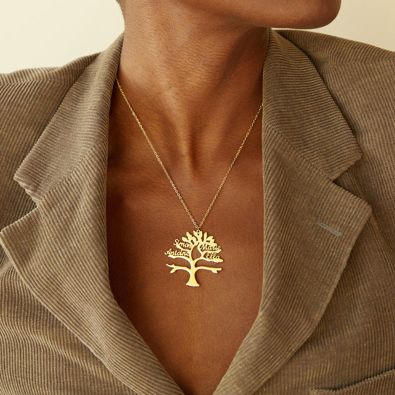 Tree of Life Pendant - 1 to 6 First Names
