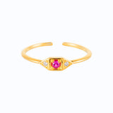 DAINTY RUBY RING - Lillys amsterdam