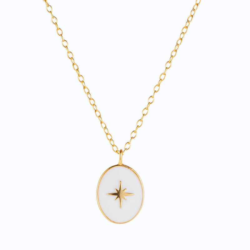 MARBLE STAR NECKLACE - Lillys amsterdam